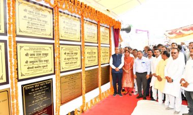 मुख्यमंत्री ने भोरंज विधानसभा क्षेत्र में 90 करोड़ रुपये की विकासात्मक परियोजनाओं के लोकार्पण व शिलान्यास किए