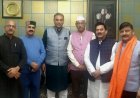 भाजपा नेताओं ने की टंडन से मुलाकात