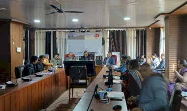 ज़िला स्तरीय मासिक मूल्यांकन बैठक का आयोजन