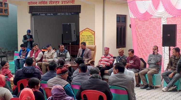 गारली में सुनीं 8 पंचायतों की जनसमस्याएं