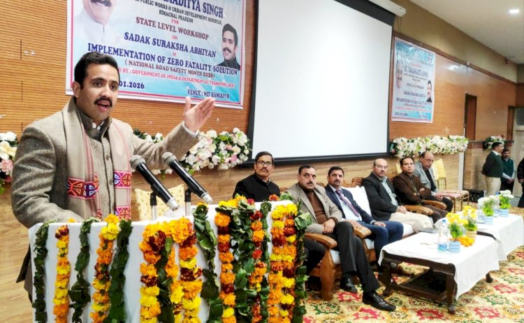 सड़क निर्माण के साथ-साथ यात्रियों की सुरक्षा सर्वोपरि :  विक्रमादित्य सिंह