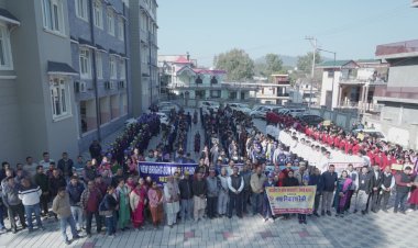 बड़सर में निकाली नशा विरोधी रैली, विद्यार्थियों को शपथ दिलाई