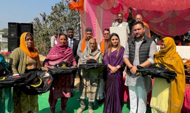 विधायक आशीष शर्मा ने नाहलवीं और आघार के 170 पूर्व सैनिकों, सैन्य परिवारों को किया सम्मानित