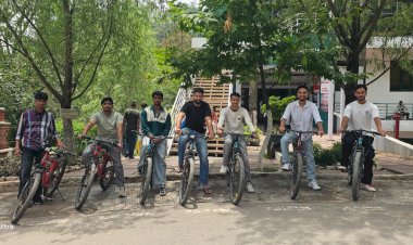 शूलिनी साइक्लिंग क्लब ने विश्व पर्यावरण दिवस पर पर्यावरण जागरूकता अभियान चलाया