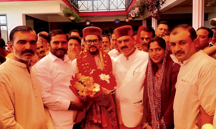 मोदी सरकार के गौरवमयी 12 वर्ष पूर्ण होने पर भोरंज विधानसभा में अनुराग सिंह ठाकुर का विशेष जनसंपर्क अभियान