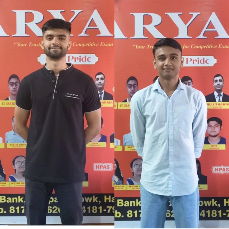 “आर्यनस द गुरु का शानदार रिकॉर्ड बरकरार: लगातार छठे वर्ष NDA में चयन, अब तक 10 युवा बनेंगे सैन्य अधिकारी”