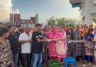 खरवाड़िया में महिला मंडल को आवश्यक सामग्री भेंट, जरूरतमंद परिवारों की भी की आर्थिक सहायता: नरेश कुमार दर्जी
