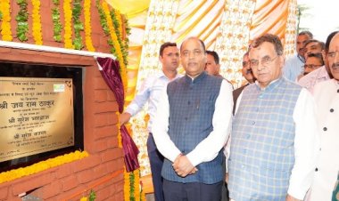 मुख्यमंत्री ने 55 करोड़ रुपये की विकासात्मक परियोजनाओं के शिलान्यास किए