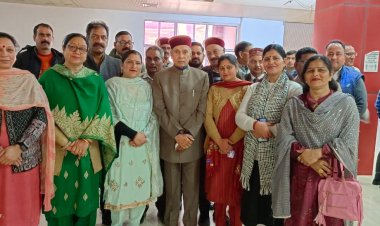 पूर्व मुख्यमंत्री प्रो धूमल की विशेष  मौजूदगी में ज़िला भाजपा की दो दिवसीय आवासीय बैठक हमीरपुर में हुई आयोजित