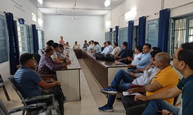 खेल विभाग ने जिलास्तरीय बैठक का किया आयोजन