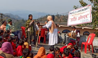 चरोट और जलाड़ी में दिया नशा निवारण का संदेश