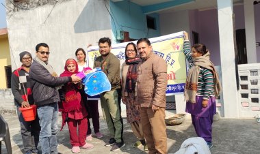 बेटियों के घर पौधारोपण करके दिया बेटी बचाओ, बेटी पढ़ाओ का संदेश