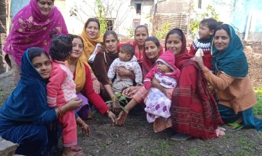 बेटी बचाओ, बेटी पढ़ाओ सप्ताह के अंतिम दिन किया पौधारोपण
