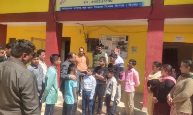 एनएचआरसी के स्पेशल मॉनीटर बालकृष्ण गोयल ने किया बाल आश्रम सुजानपुर का निरीक्षण