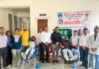 रैडक्रॉस दिवस पर किया रक्तदान और मतदान का भी दिया संदेश