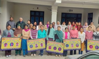 रैल और बड़ा क्षेत्र की 11 पंचायतों की मेधावी छात्राओं को किया सम्मानित