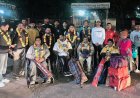 हिमाचल प्रदेश व्हीलचेयर क्रिकेट टीम का ग्वालियर रेलवे स्टेशन पर भव्य स्वागत