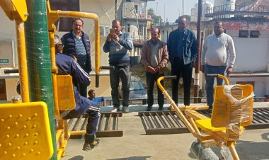 ट्रेनिंग से लौटे डीसी अमरजीत सिंह ने लिया निर्माण कार्यों का जायजा