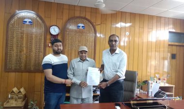 बरोहा के शंभू राम शर्मा बने जिला रैडक्रॉस सोसाइटी के आजीवन सदस्य