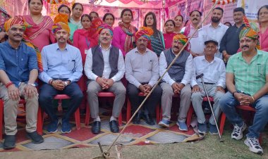 राजेश धर्माणी ने किया जाहू के सात दिवसीय मेवा उत्सव का शुभारंभ