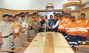 मुख्यमंत्री ने एसडीआरएफ को राष्ट्रीय प्रतियोगिताओं में प्रथम स्थान प्राप्त करने पर बधाई दी