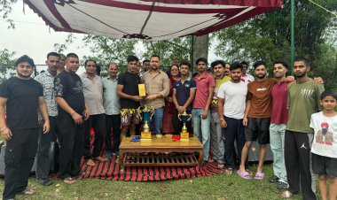 ग्राम पंचायत ताल में वॉलीबॉल प्रतियोगिता में विधायक सदर आशीष शर्मा ने बतौर मुख्यातिथि शिरकत की