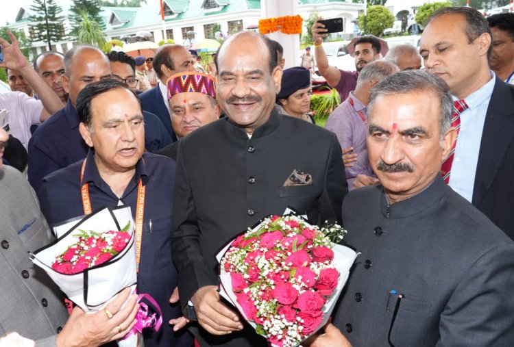 लोकसभा अध्यक्ष ओम बिड़ला ने तपोवन में सीपीए ज़ोन-2 वार्षिक सम्मेलन का शुभारम्भ किया