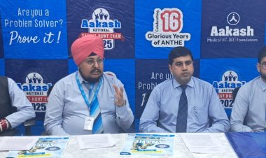 आकाश एजुकेशनल सर्विसेज लिमिटेड (ऐ ई एस एल)ने एंथे 2025 लॉन्च किया जो छात्रों को भविष्य के प्रॉब्लम सॉल्वर बनने के लिए सशक्त बनाएगा