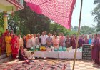 पौष्टिक व्यंजनों की प्रदर्शनी लगाकर बताया पोषण का महत्व