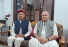 भाजपा वरिष्ठ नेताओं की बैठक: गुलाब सिंह ठाकुर ने प्रो. प्रेम कुमार धूमल से मुलाकात की