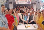 अनुराग ठाकुर के जन्मदिन पर गांधी चौक पर उमड़ी भारी भीड़