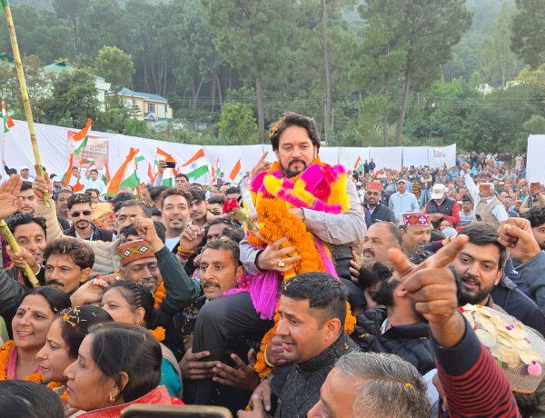 सरदार पटेल ने जिस पार्टी के निर्माण में  योगदान दिया, उसी पार्टी ने उनकी उपलब्धियों को हाशिए पर डाल दिया: अनुराग ठाकुर