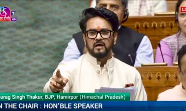 वंदे मातरम् राष्ट्रभक्तों के लिए एनर्जी है, राष्ट्रविरोधियों के लिए एलर्जी: अनुराग सिंह ठाकुर