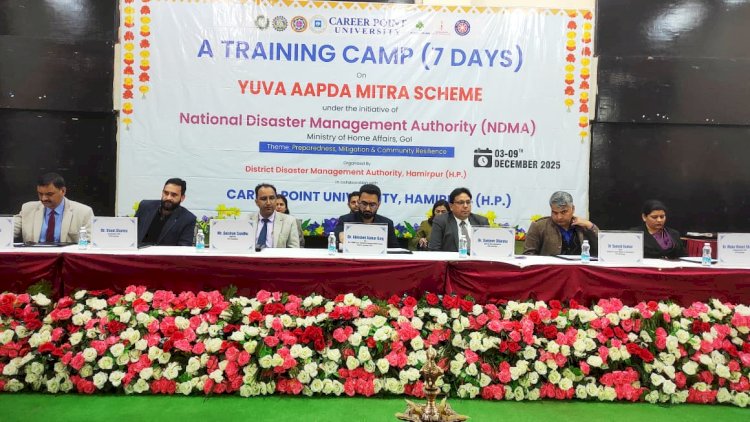 आपदा के दौरान स्थानीय समुदाय की प्रतिक्रिया महत्वपूर्ण : अभिषेक गर्ग