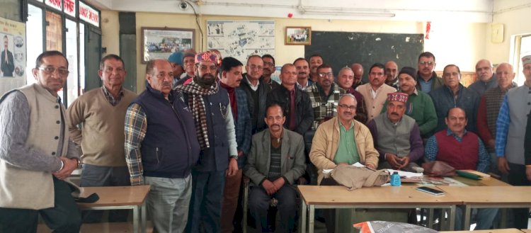 हिमाचल पैन्शनर संयुक्त संघर्ष समिति जिला इकाई हमीरपुर की कार्यकारिणी का गठन