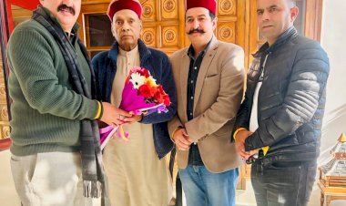 हिमाचल प्रदेश कबड्डी संघ के पदाधिकारियों ने प्रोफेसर धूमल से की शिष्टाचार भेंट