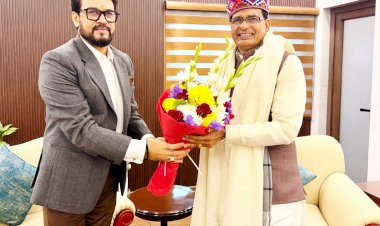 मोदी सरकार ने हमीरपुर संसदीय क्षेत्र के लिए ₹83.82 करोड़ की 17 सड़कों को दी मंजूरी: अनुराग सिंह ठाकुर