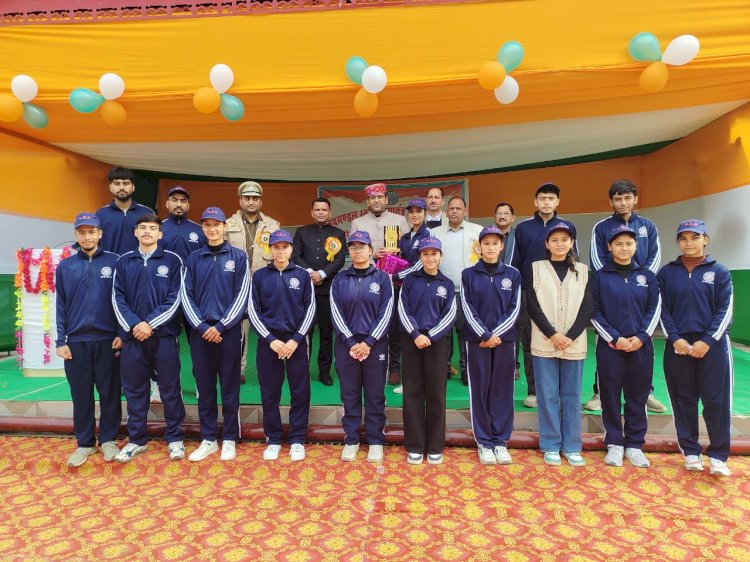 भोरंज में बडे़ धूमधाम के साथ मनाया गया 77वां गणतंत्र दिवस