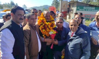 कृषि विपणन बोर्ड के अध्यक्ष कुलदीप सिंह पठानिया का स्वागत