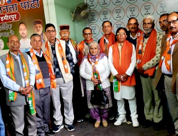 वरिष्ठ नागरिक प्रकोष्ठ की परिचायक बैठक भाजपा कार्यालय में संपन्न