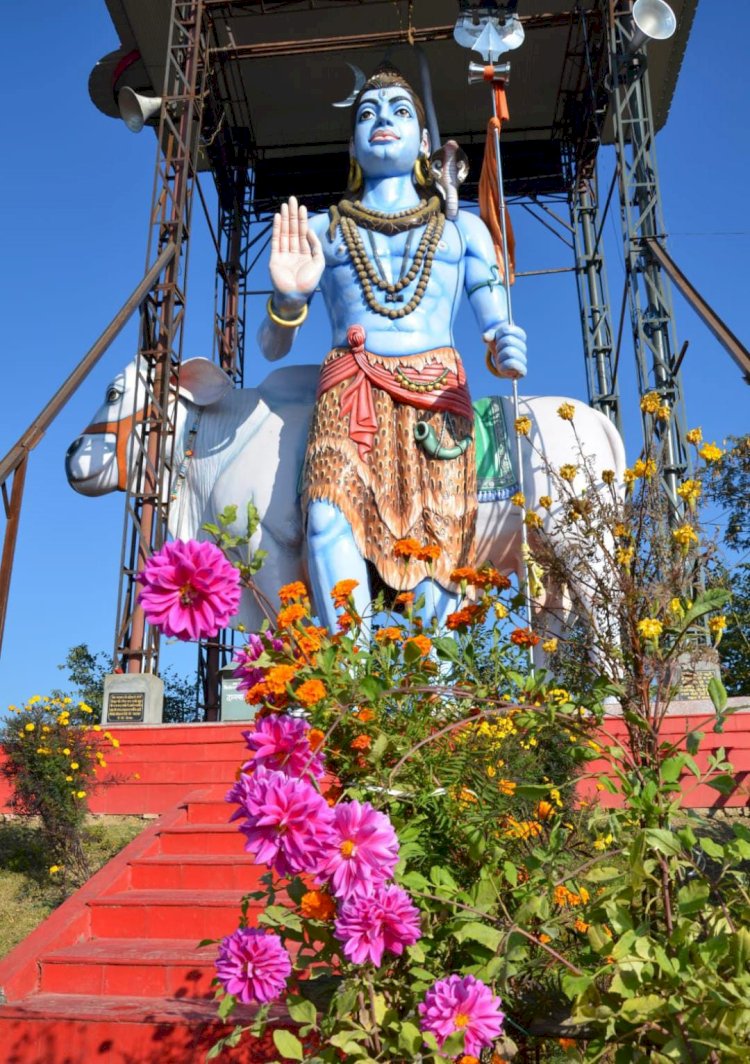 बिल्केश्वर महादेव की मूर्ति पर चढ़ेगा 151 किलोग्राम फूलों का हार