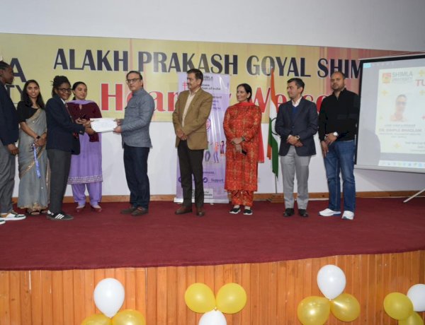 एपीजी शिमला विश्वविद्यालय में टीबी जागरूकता कार्यक्रम आयोजित