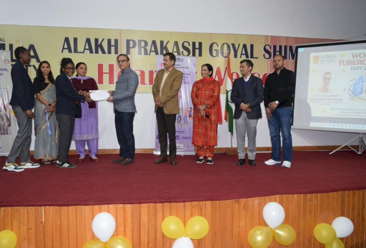 एपीजी शिमला विश्वविद्यालय में टीबी जागरूकता कार्यक्रम आयोजित