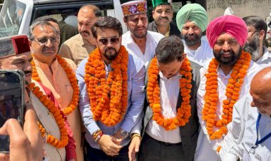 भारत की विकास यात्रा में हिमाचल का योगदान महत्वपूर्ण: अनुराग सिंह ठाकुर