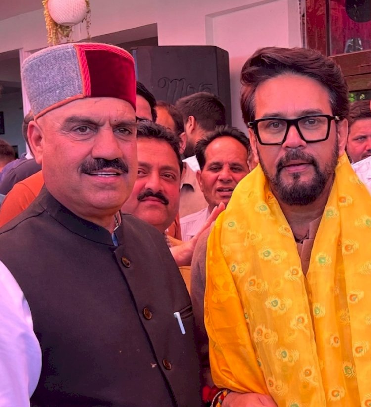 आपदा प्रभावित परिवारों के लिए राहत सहायता सराहनीय पहल: इंदरदत्त लखनपाल ने अनुराग सिंह ठाकुर के प्रयासों की प्रशंसा की