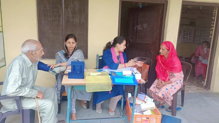 अस्पताल सेवा ने महारल में जांचा 149 लोगों का स्वास्थ्य