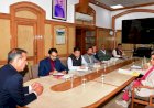 मुख्यमंत्री ने स्वास्थ्य विभाग की समीक्षा बैठक की अध्यक्षता की