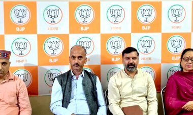 सांसद रत्न अवॉर्ड से दूसरी बार सम्मानित होने पर भाजपा जिला हमीरपुर ने अनुराग सिंह ठाकुर को दी बधाई