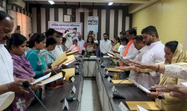 जिला परिषद के सभी 19 नवनिर्वाचित सदस्यों ने ली शपथ