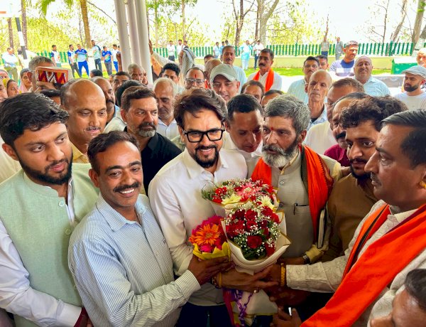 कांग्रेस सरकार को जनता की नहीं, सत्ता के सुख की चिंता: अनुराग ठाकुर
